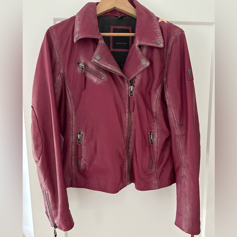 Free People Christy Moto - Mauritius Leather Jacket
